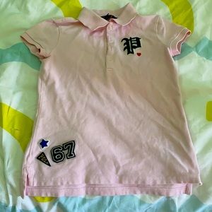 Cute pink polo/collared shirt